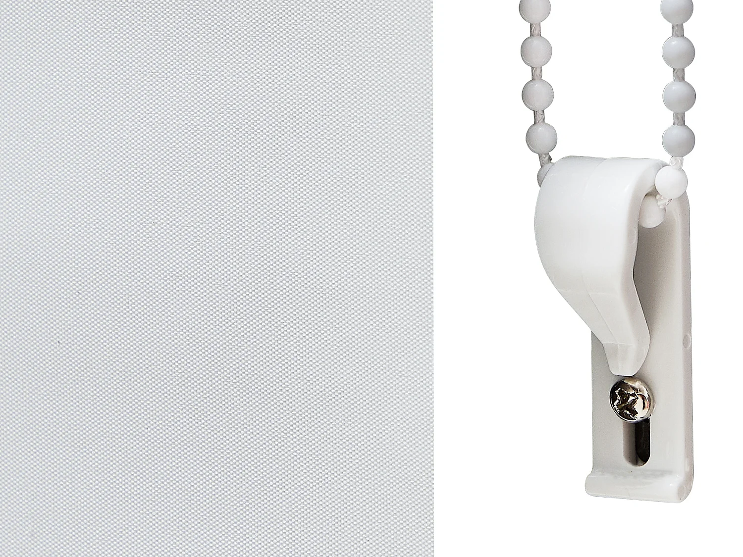 Verdunkelungsrollo - Polyester - 180 x 180 cm - Weiß - MARRILA