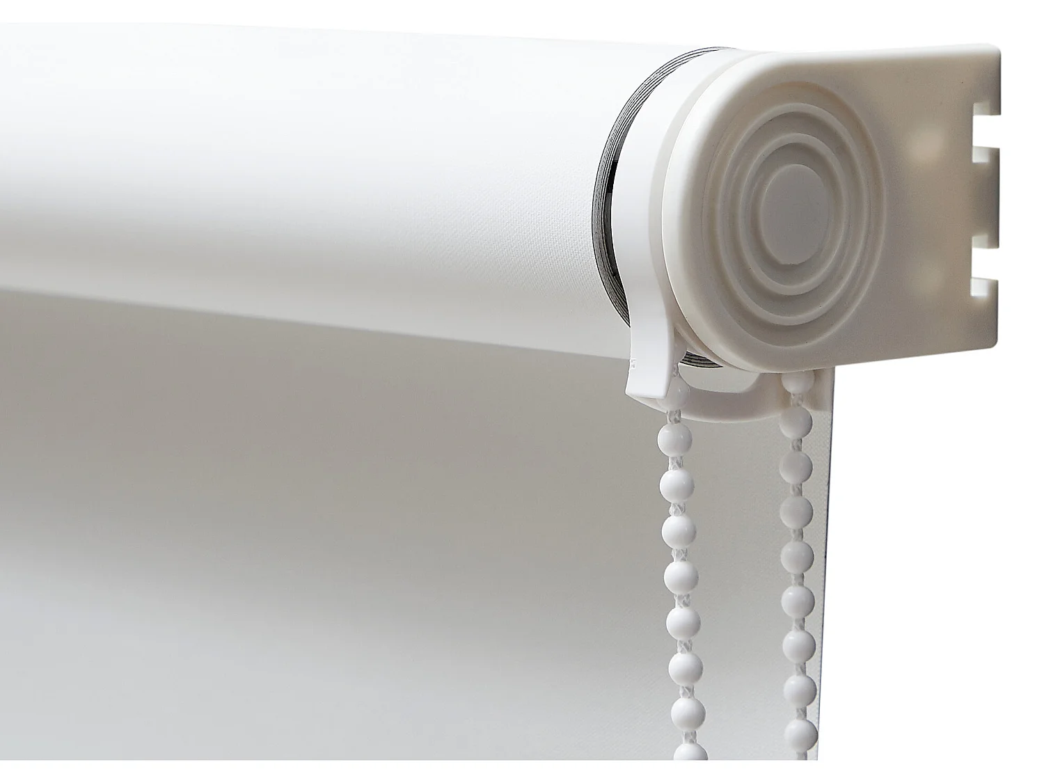 Verdunkelungsrollo - Polyester - 180 x 180 cm - Weiß - MARRILA