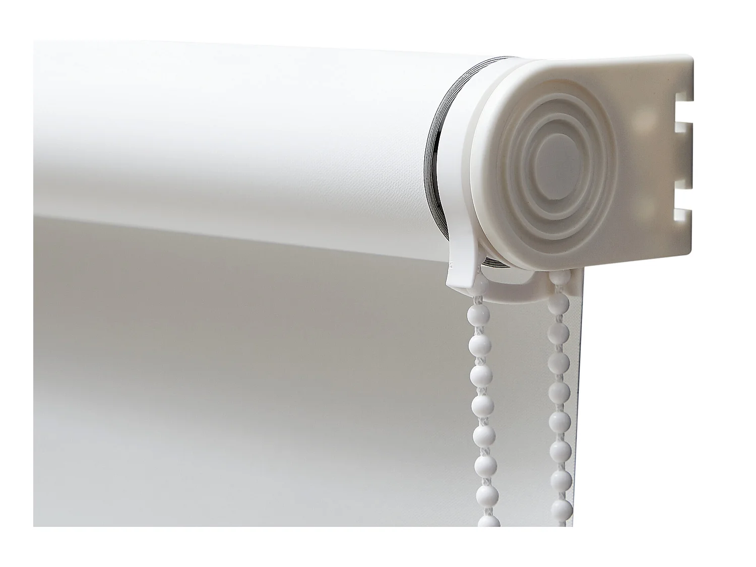 Store enrouleur occultant en polyester - 180 x 180 cm - Blanc - MARRILA