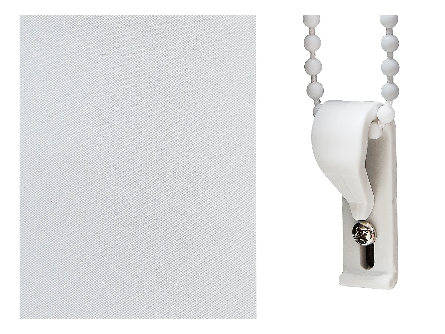 Store enrouleur occultant en polyester - 180 x 180 cm - Blanc - MARRILA