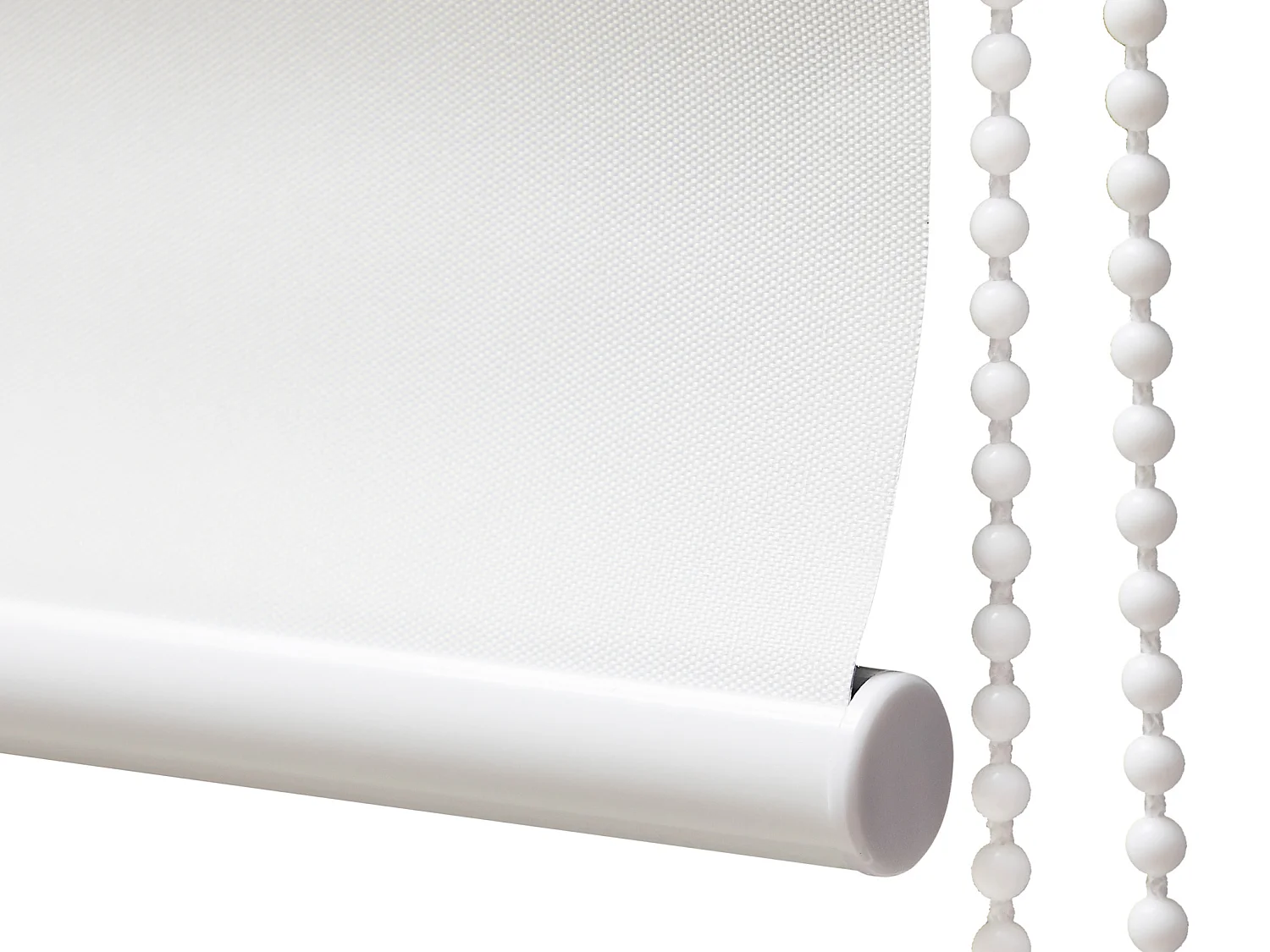 Store enrouleur occultant en polyester - 180 x 180 cm - Blanc - MARRILA