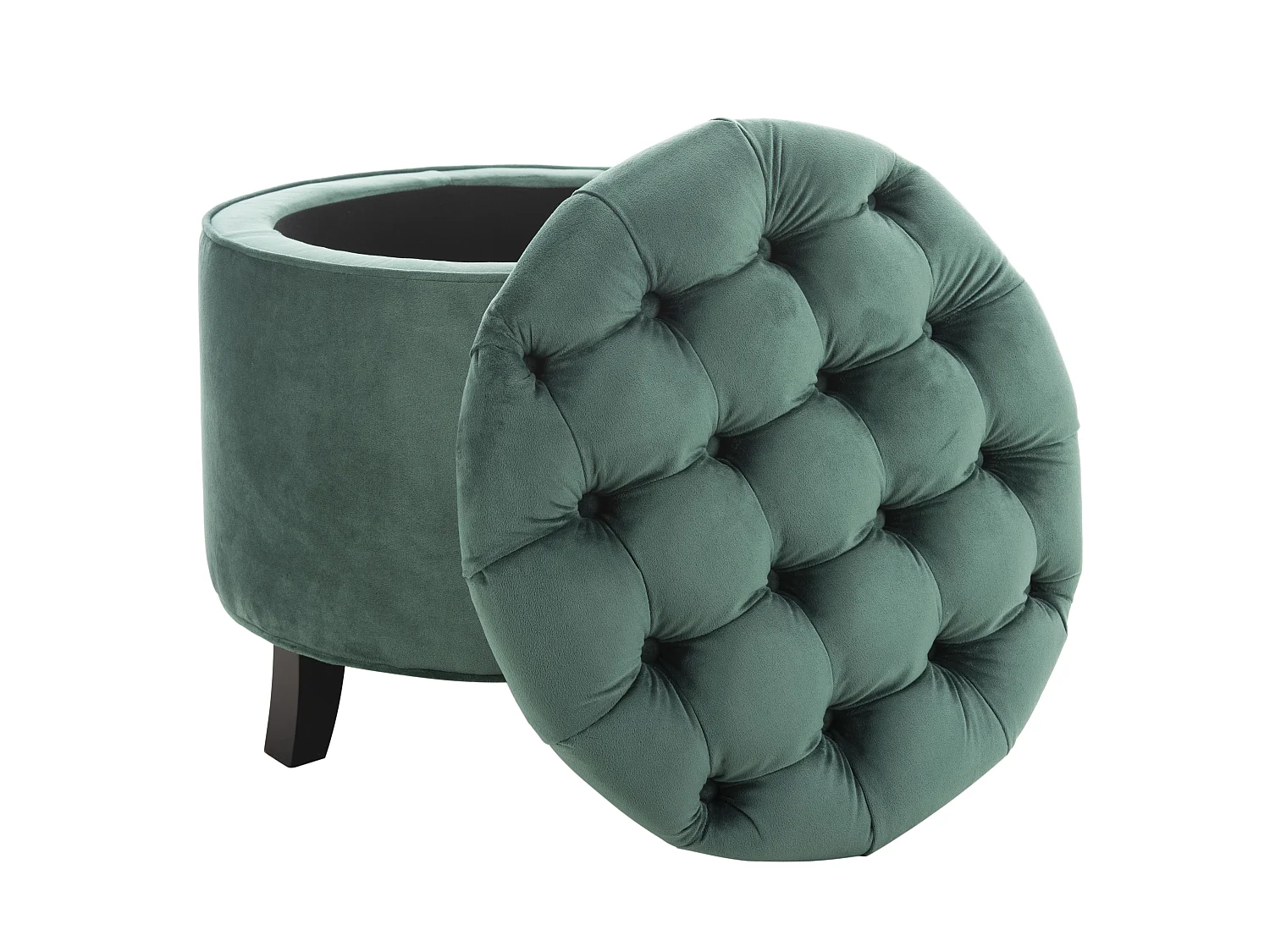 Banc & Ottomane Bleu marine 53 X 53 X 49.78 cm - Cathy