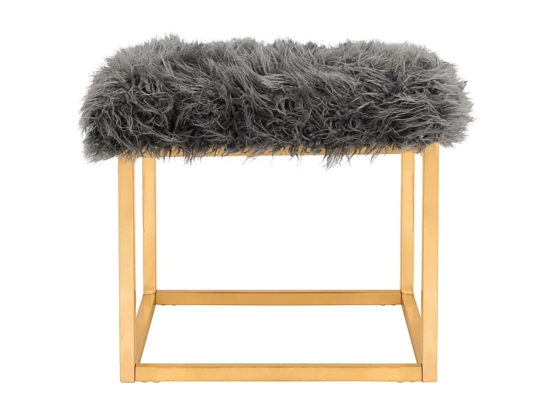 Banc & Ottomane Gris 53 X 53 X 50.8 cm - Orra