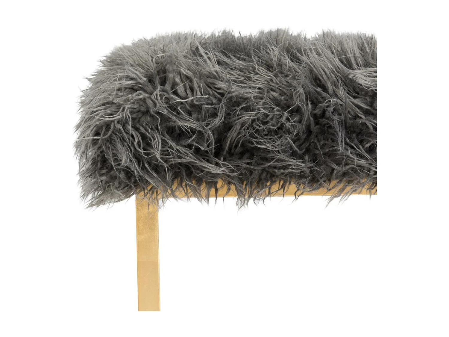 Banc & Ottomane Gris 53 X 53 X 50.8 cm - Orra