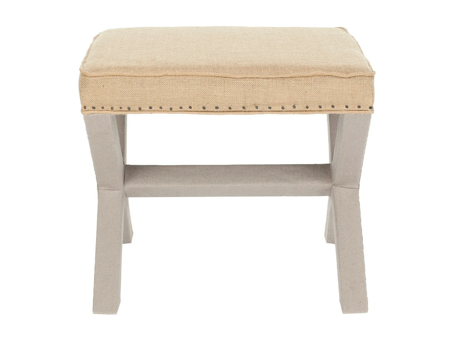 Banc & Ottomane Multi & Beige 55 X 55 X 48.26 cm - Rosita