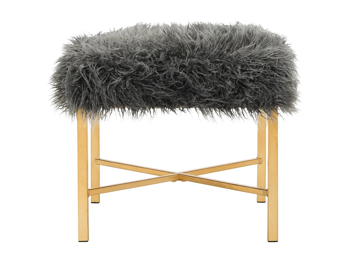 Banc & Ottomane Gris 51 X 51 X 45.72 cm - Gustie