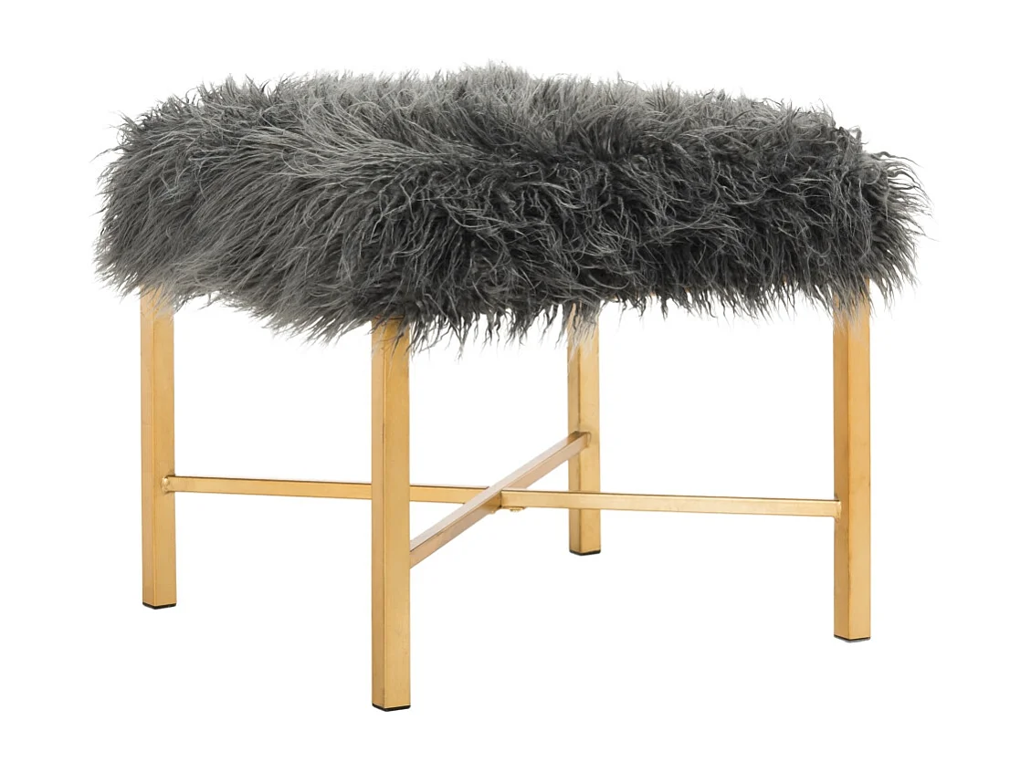 Banc & Ottomane Gris 51 X 51 X 45.72 cm - Gustie