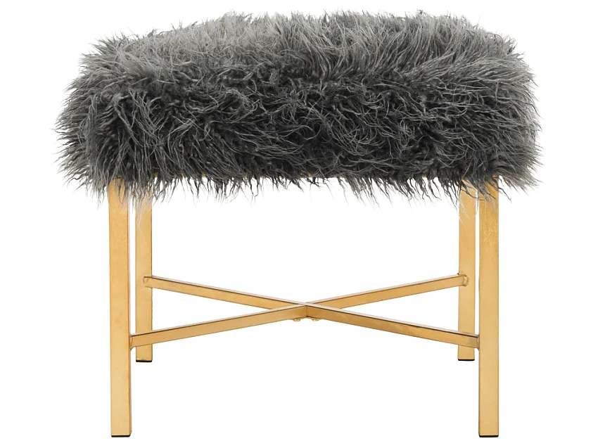 Banc & Ottomane Gris 51 X 51 X 45.72 cm - Gustie