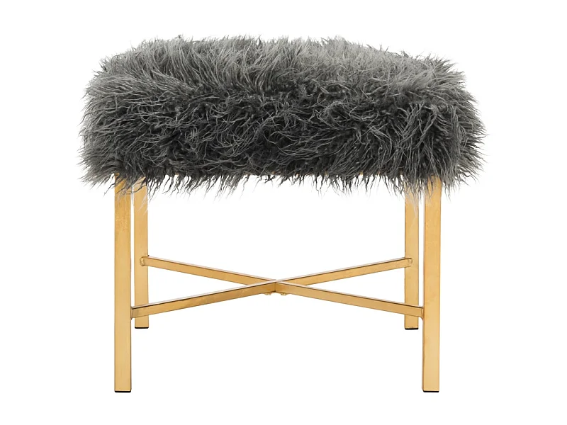 Banc & Ottomane Gris 51 X 51 X 45.72 cm - Gustie