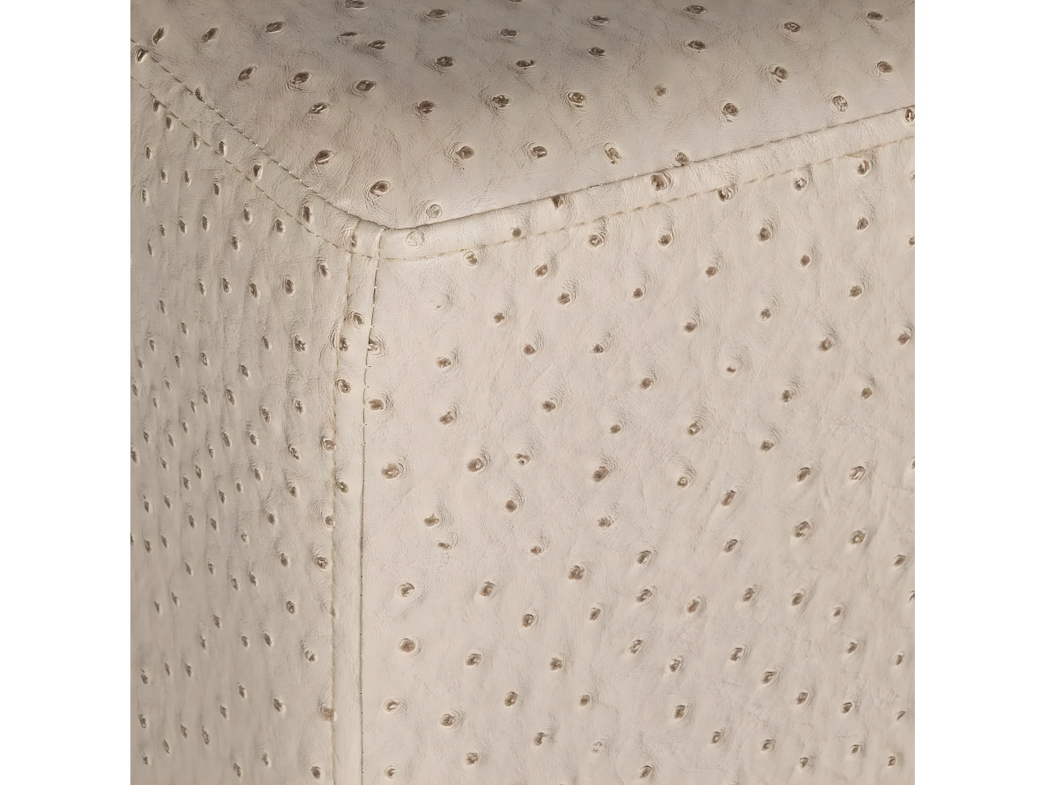 Banc & Ottomane Taupe et or 46 X 46 X 48.26 cm - Lurline