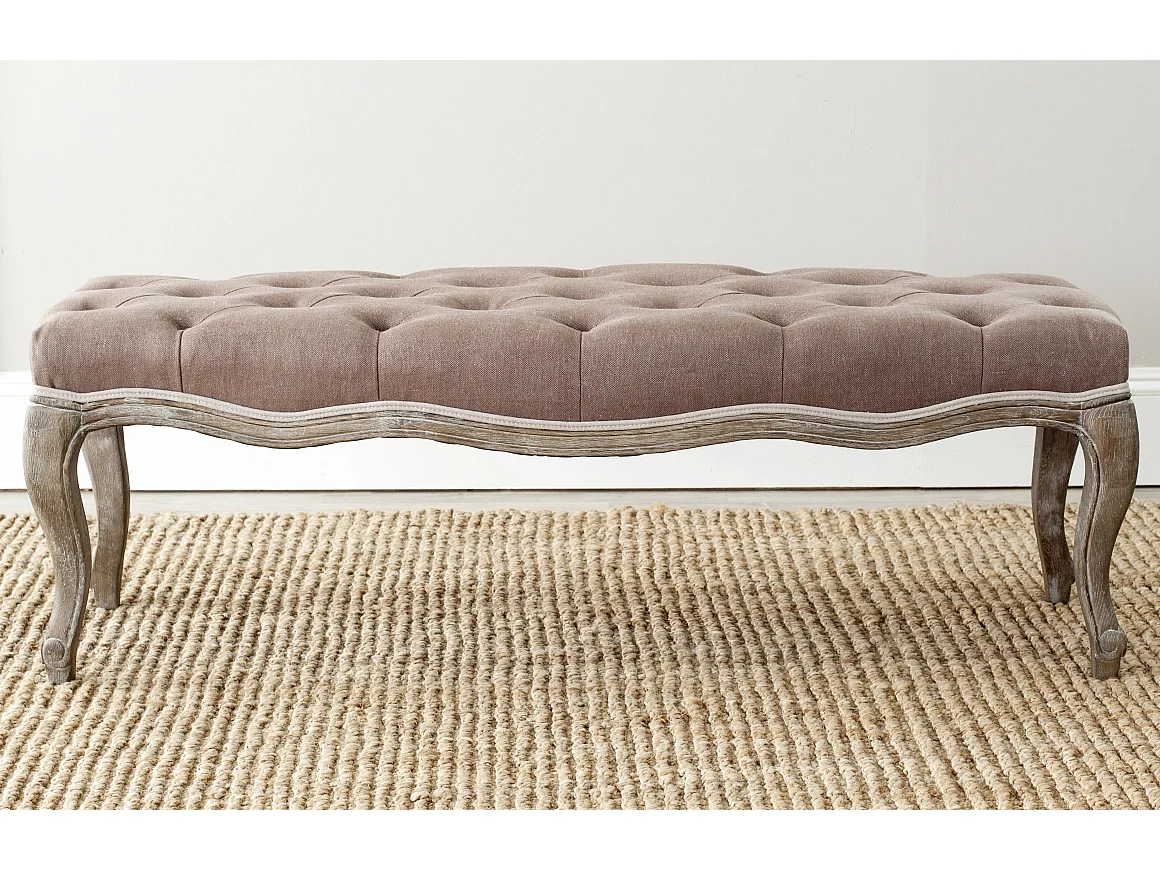 Banc & Ottomane Marron 45 X 133 X 44.45 cm - Ardyce