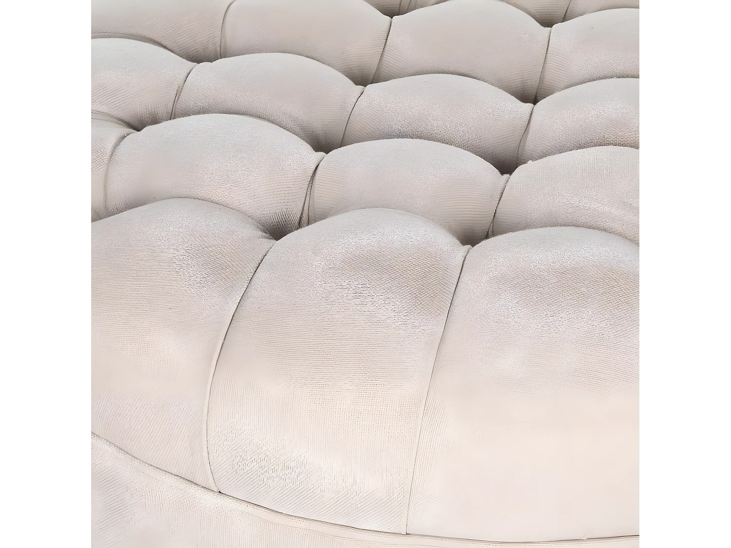 Banc & Ottomane Taupe 69 X 69 X 46.48 cm - Carolee