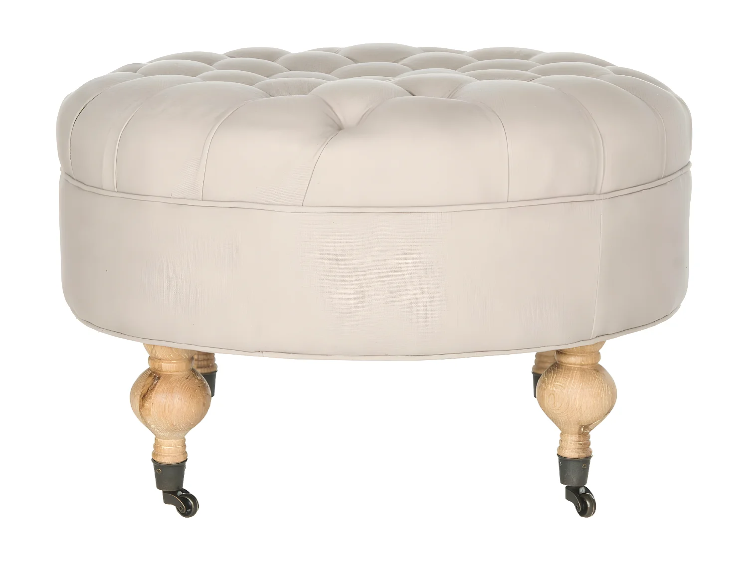 Banc & Ottomane Taupe 69 X 69 X 46.48 cm - Carolee