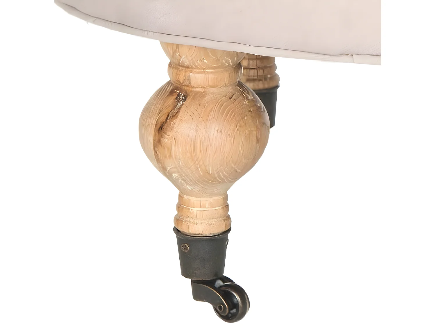 Banc & Ottomane Taupe 69 X 69 X 46.48 cm - Carolee