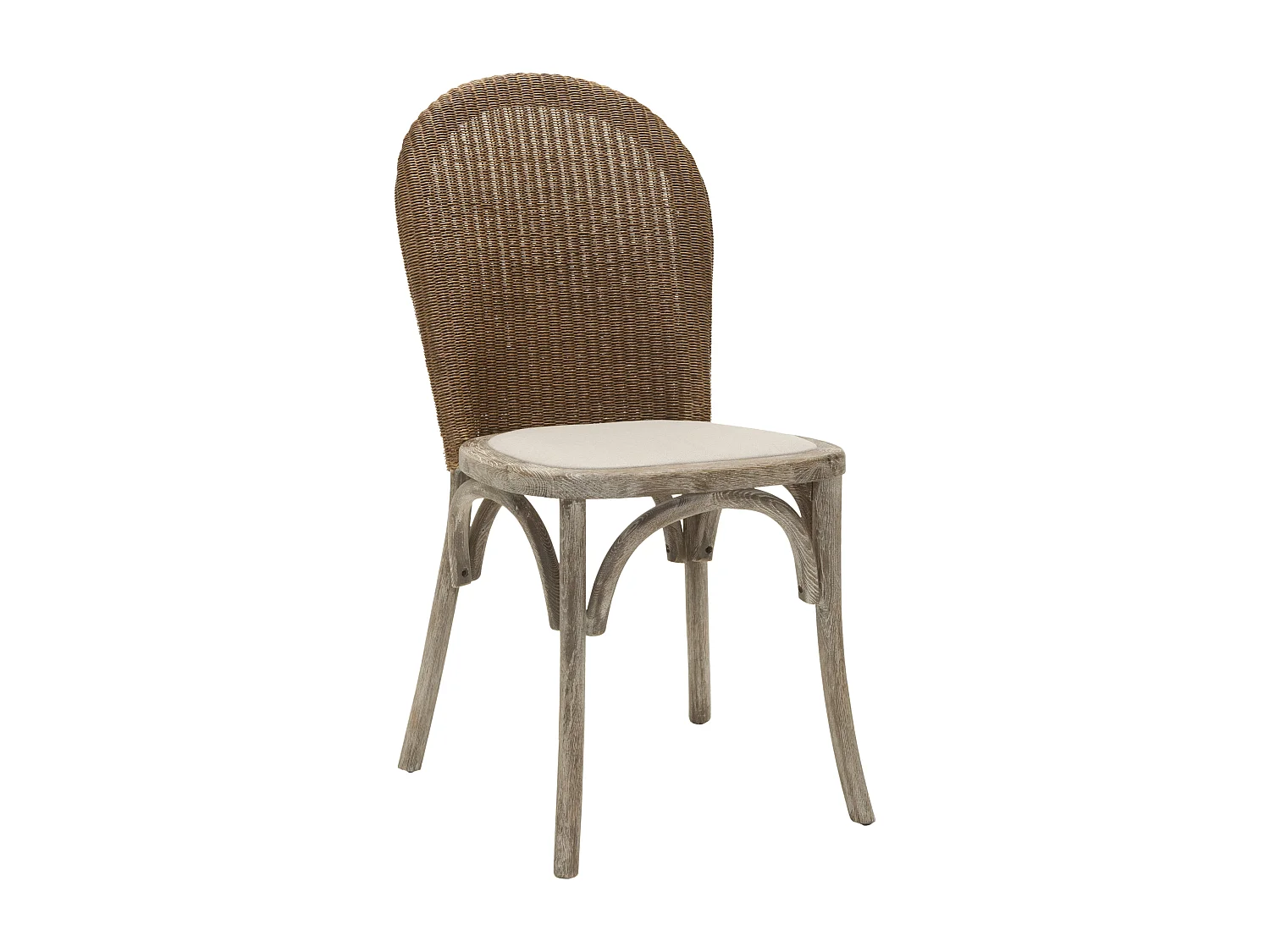 Banc & Ottomane Taupe 69 X 69 X 46.48 cm - Carolee