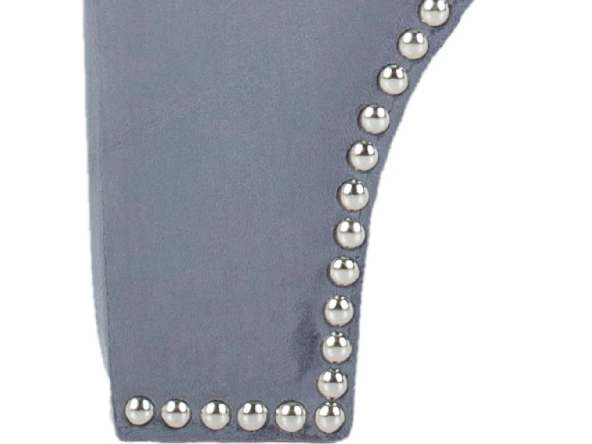 Banc & Ottomane Gris 54 X 54 X 45.46 cm - Thomasina