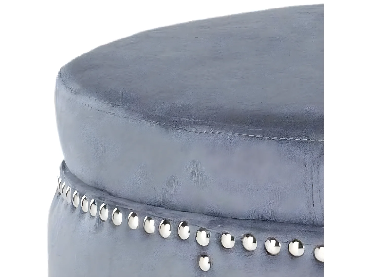 Banc & Ottomane Gris 56 X 56 X 48 cm - Nira