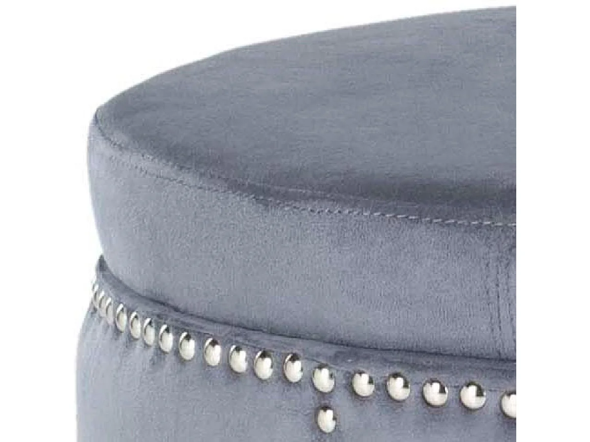 Banc & Ottomane Gris 56 X 56 X 48 cm - Nira