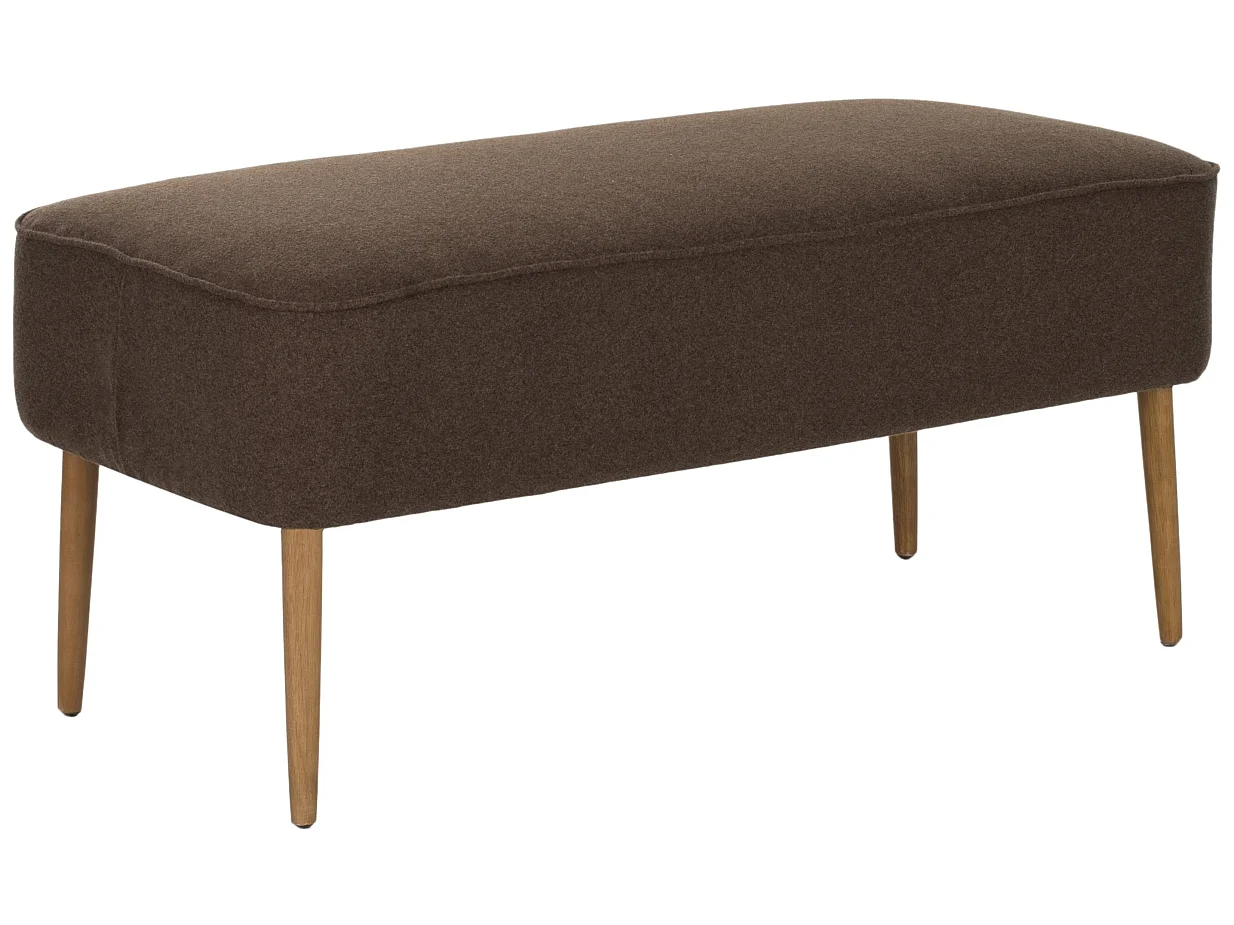 Banc & Ottomane Marron 100 X 50 X 46.48 cm - Joretta