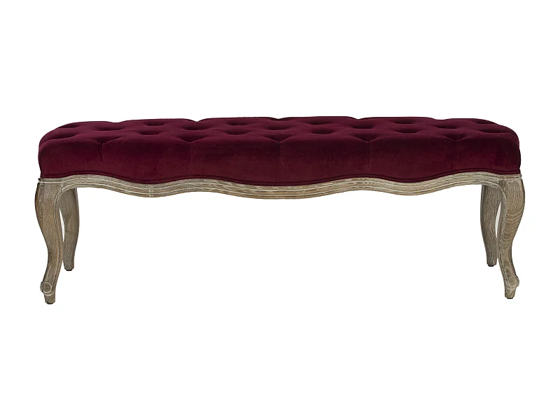 Banc & Ottomane Merlot 45 X 133 X 44.45 cm - Ardyce