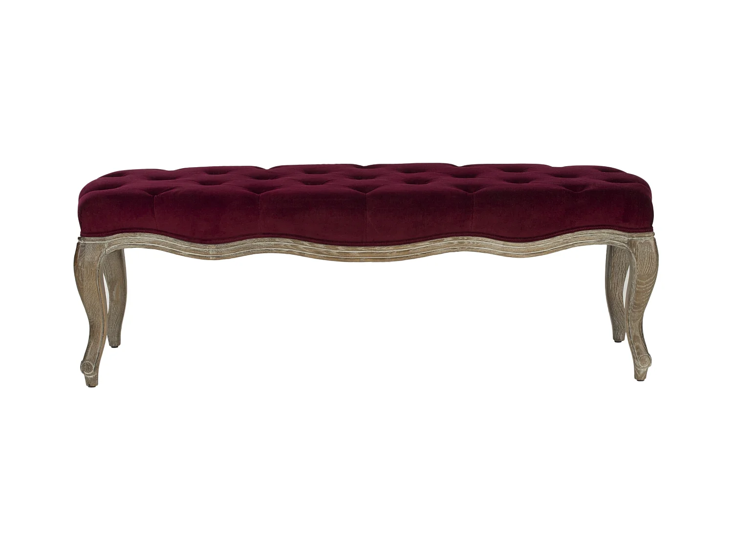 Banc & Ottomane Merlot 45 X 133 X 44.45 cm - Ardyce