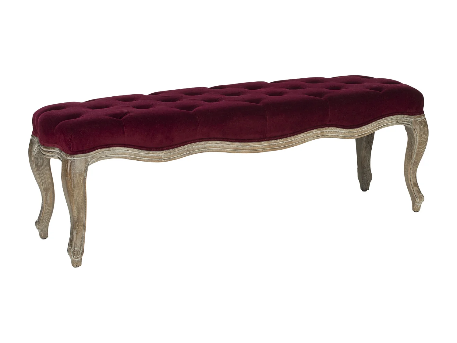 Banc & Ottomane Merlot 45 X 133 X 44.45 cm - Ardyce