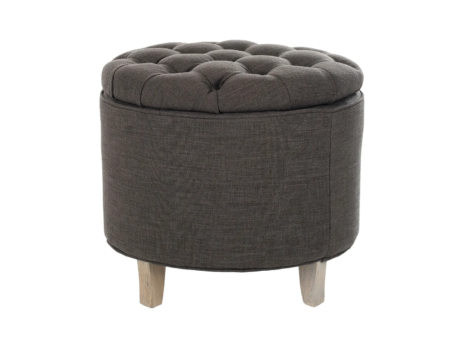 Banc & Ottomane Gris 52 X 52 X 49.78 cm - Patrica