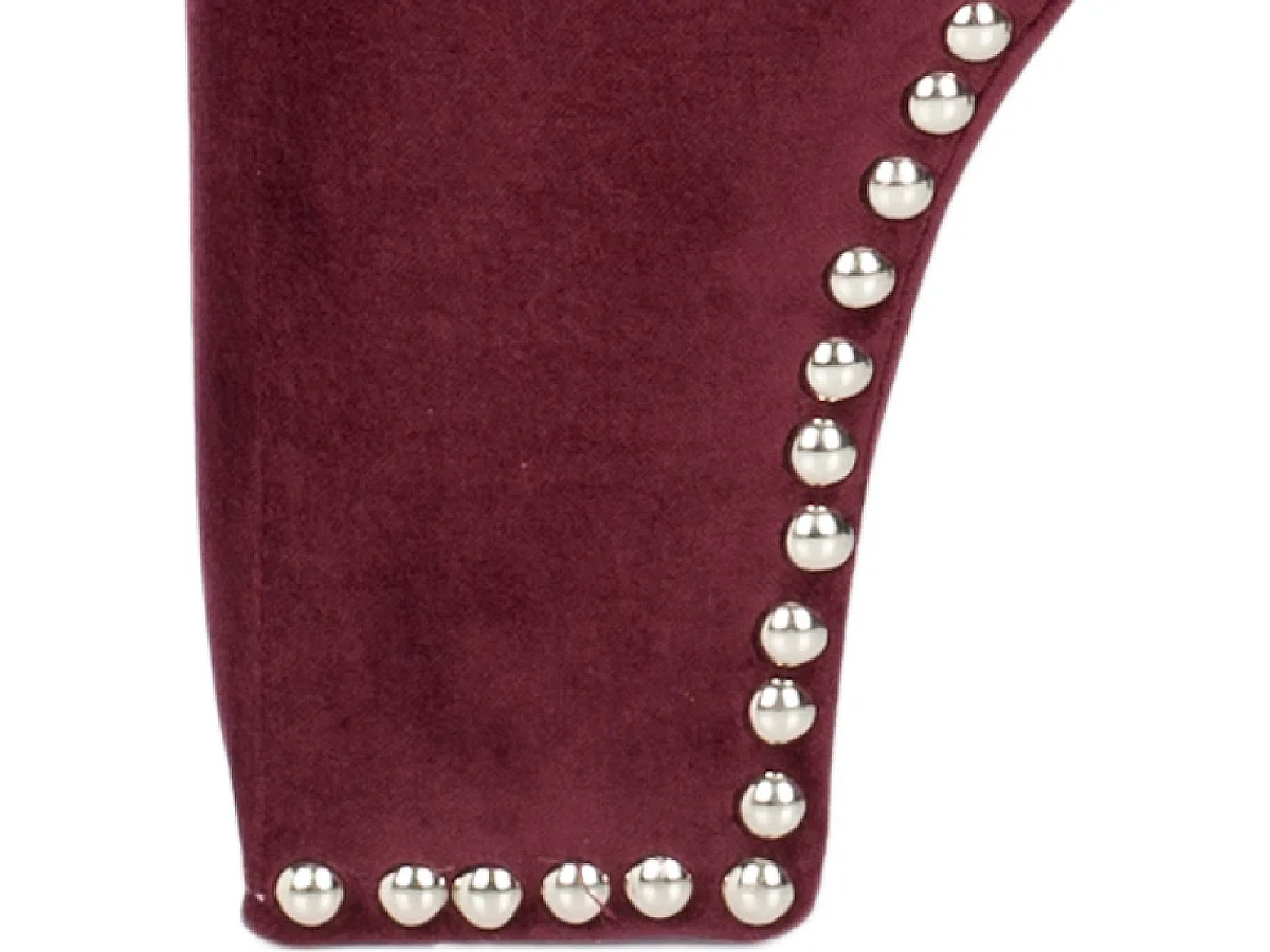 Banc & Ottomane Bordeaux 54 X 54 X 45.46 cm - Thomasina