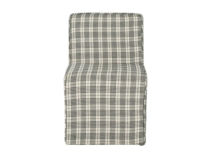 Banc & Ottomane Noir et blanc 45 X 61 X 67.56 cm - Marylyn