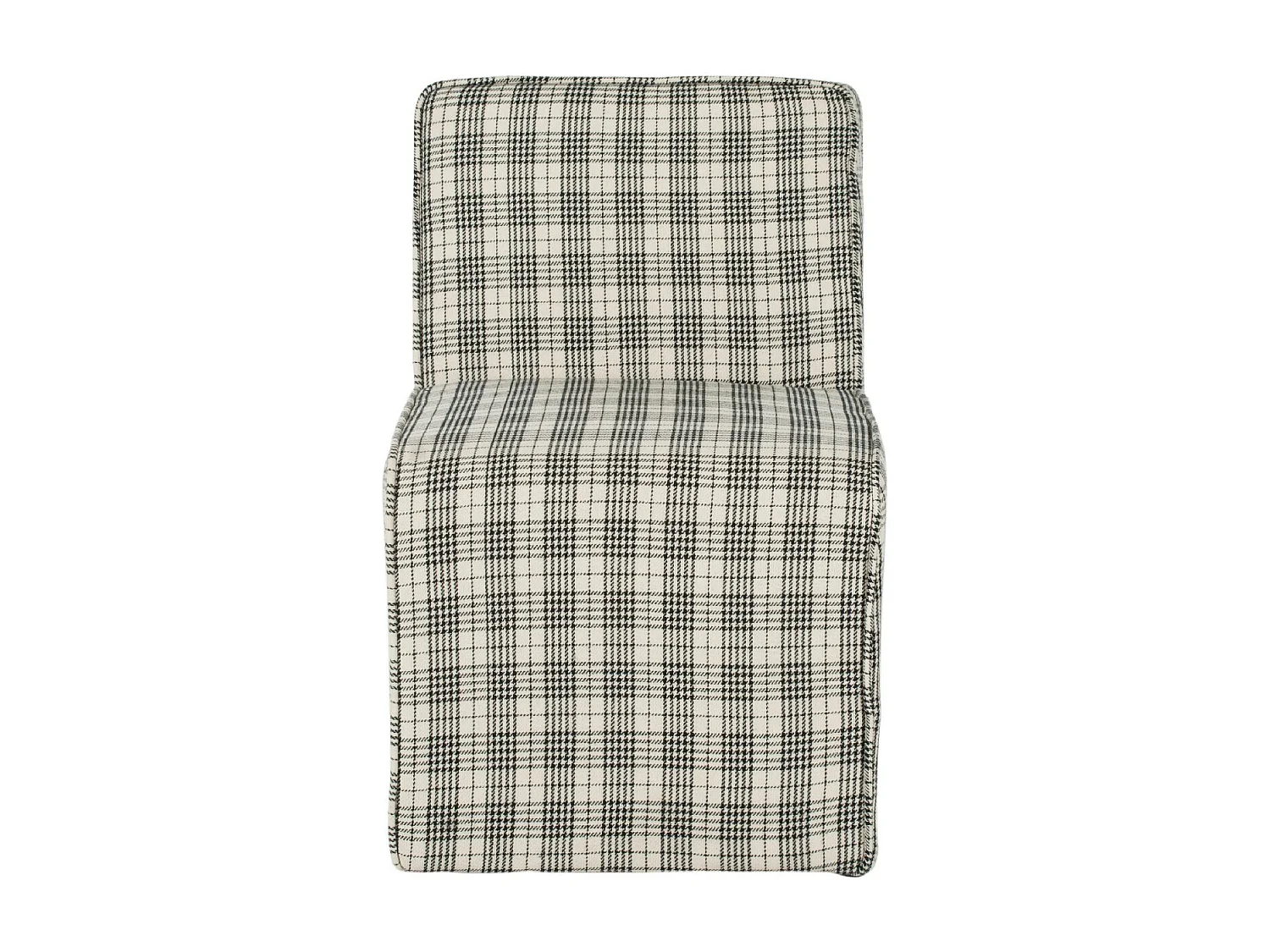 Banc & Ottomane Noir et blanc 45 X 61 X 67.56 cm - Marylyn