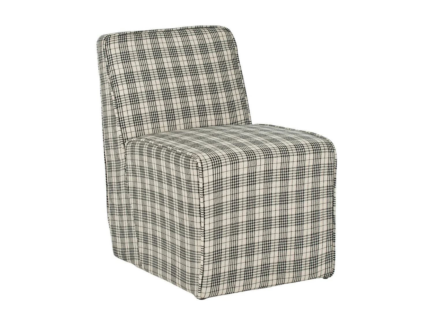 Banc & Ottomane Noir et blanc 45 X 61 X 67.56 cm - Marylyn