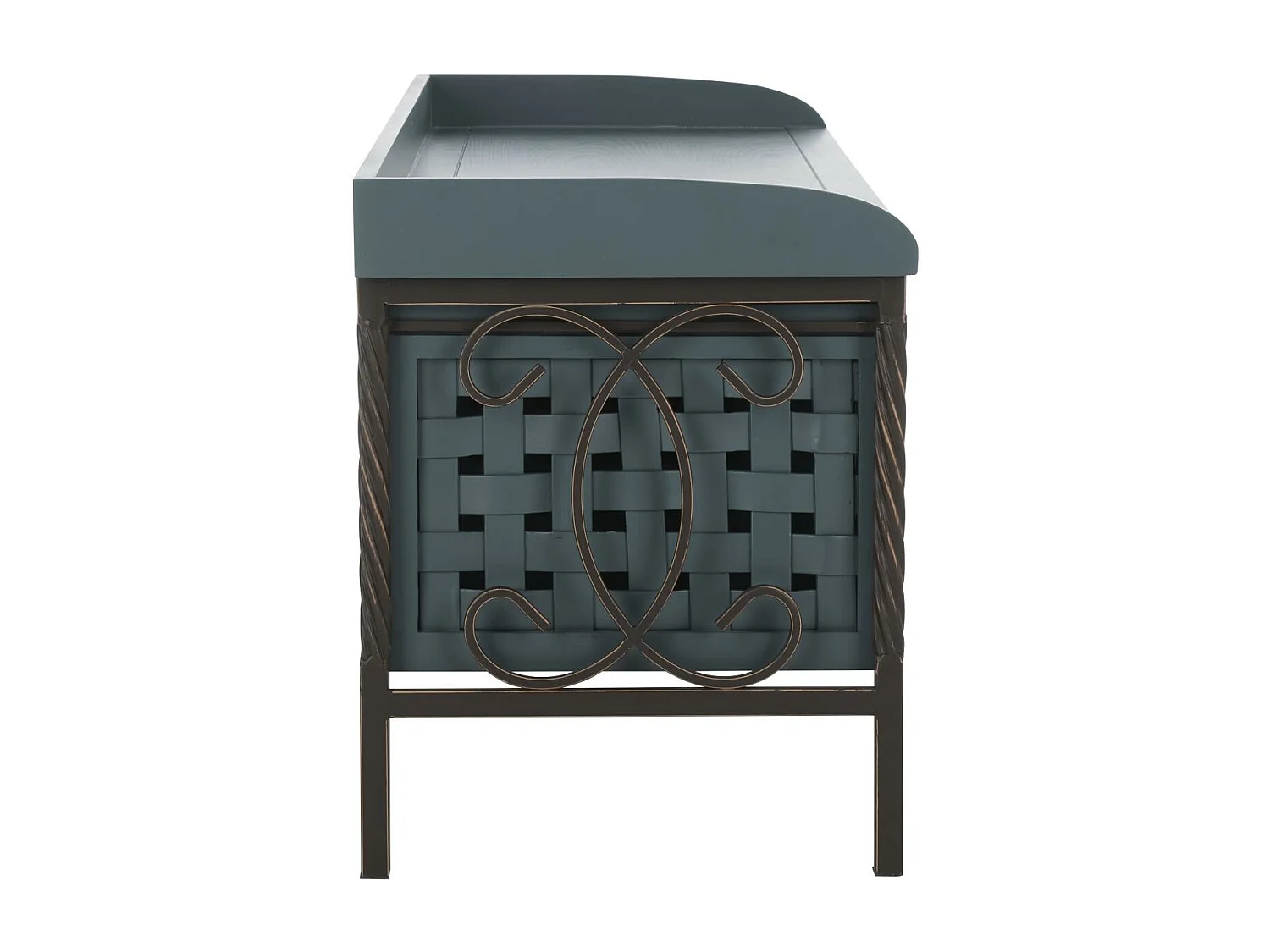 Banc & Ottomane Sarcelle 39 X 108 X 50.8 cm - Romaine