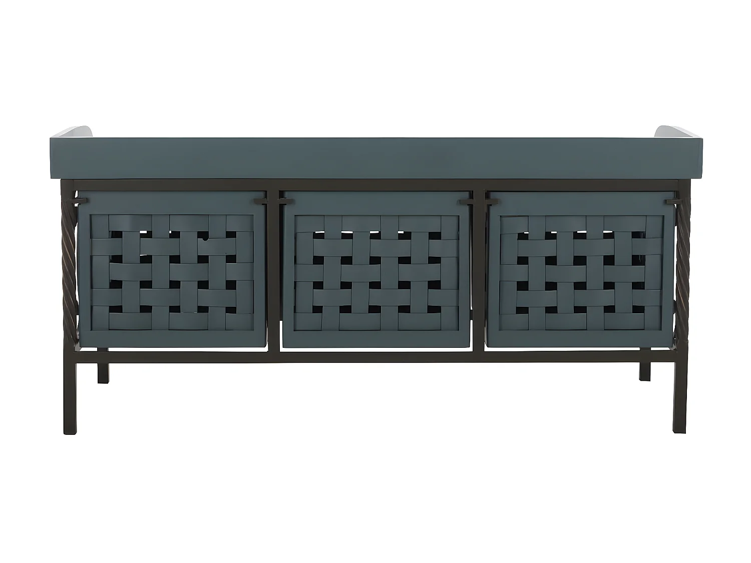 Banc & Ottomane Sarcelle 39 X 108 X 50.8 cm - Romaine