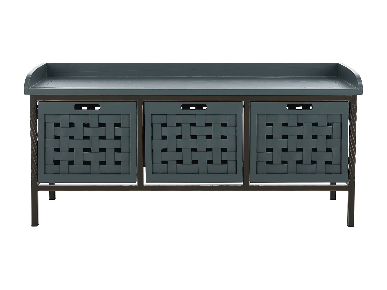 Banc & Ottomane Sarcelle 39 X 108 X 50.8 cm - Romaine