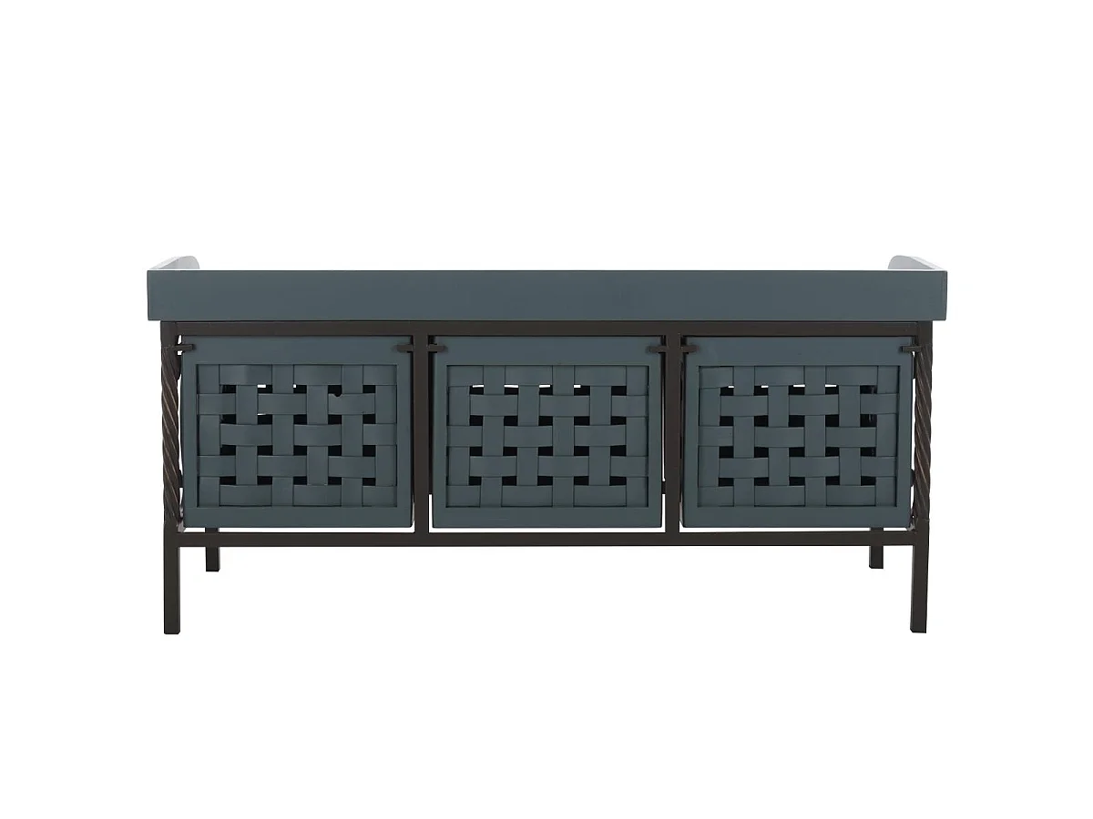 Banc & Ottomane Sarcelle 39 X 108 X 50.8 cm - Romaine