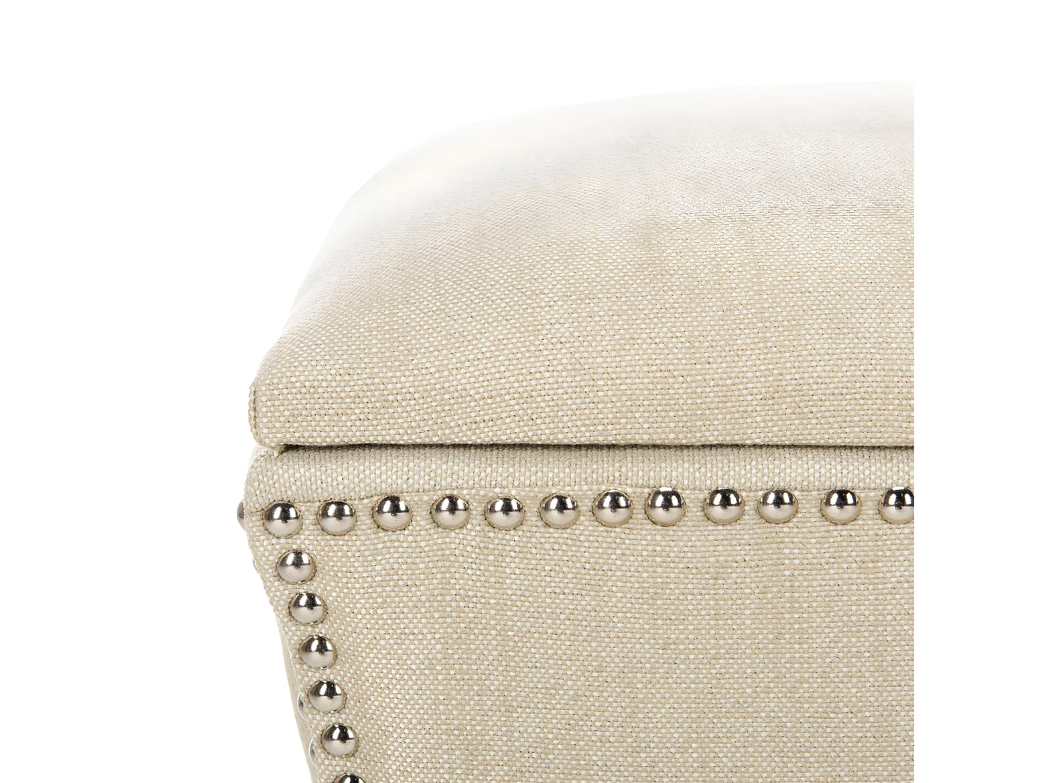 Banc & Ottomane Beige 41 X 41 X 53.59 cm - Paulette