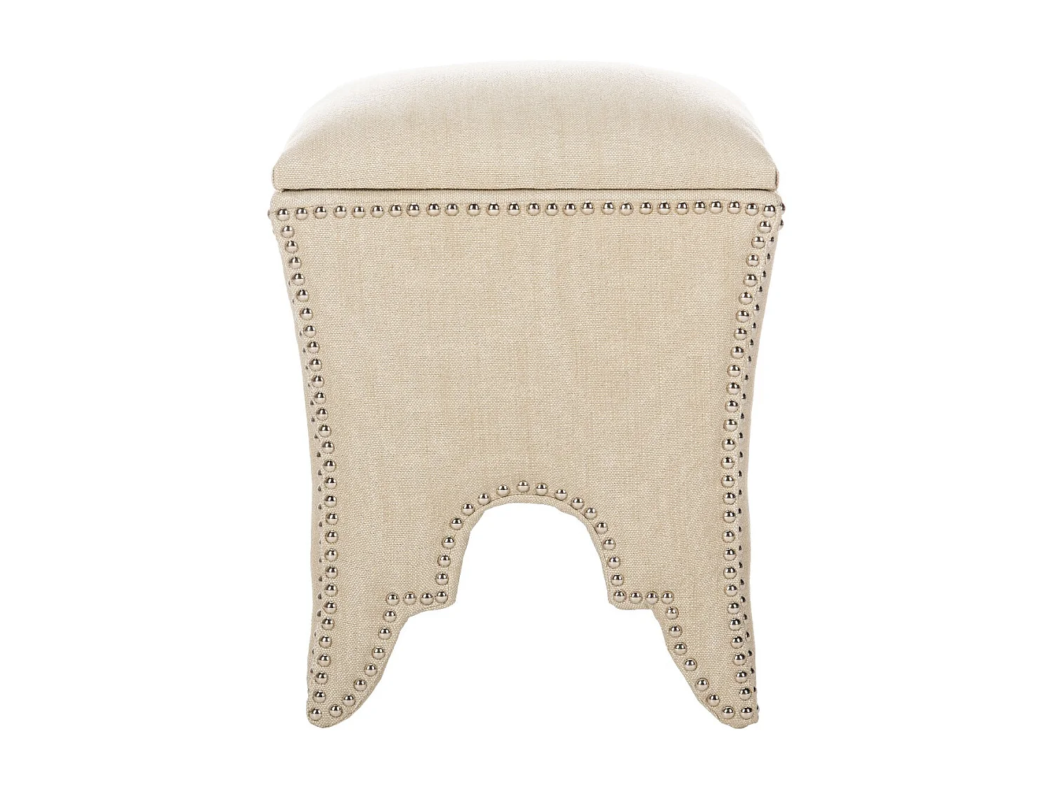 Banc & Ottomane Beige 41 X 41 X 53.59 cm - Paulette