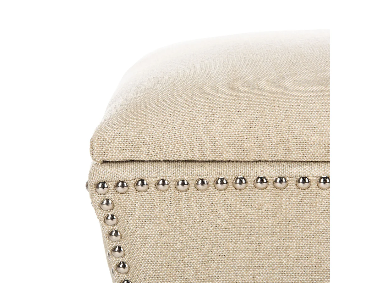 Banc & Ottomane Beige 41 X 41 X 53.59 cm - Paulette