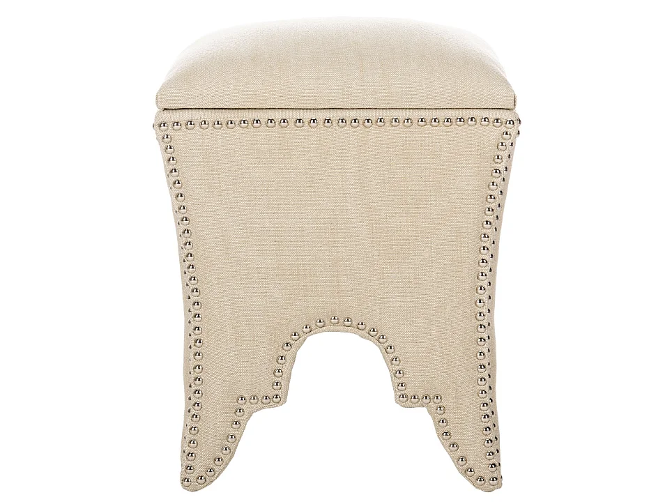 Banc & Ottomane Beige 41 X 41 X 53.59 cm - Paulette