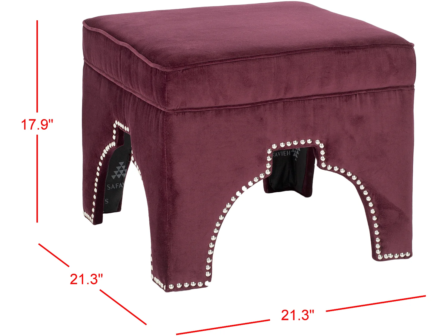 Banc & Ottomane Vison 54 X 54 X 43.94 cm - Thomasina