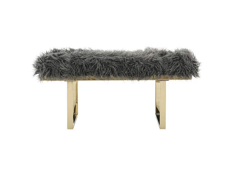 Banc & Ottomane Blanc 46 X 97 X 43.94 cm - Margretta