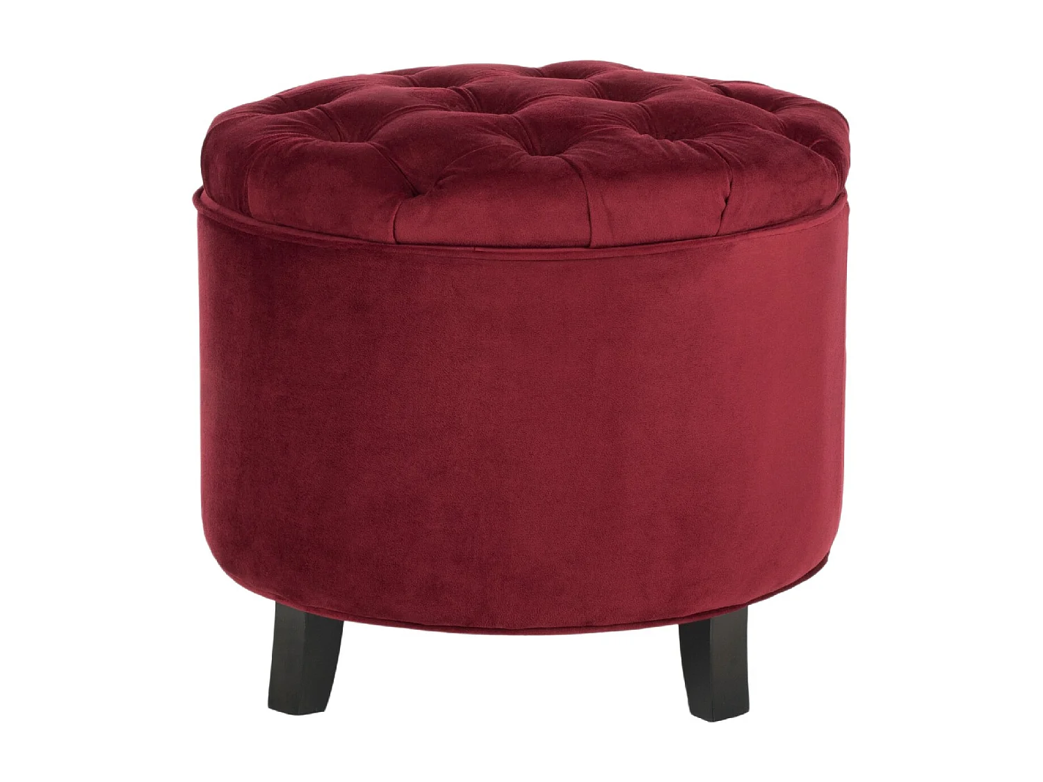 Banc & Ottomane Merlot 53 X 53 X 49.78 cm - Cathy