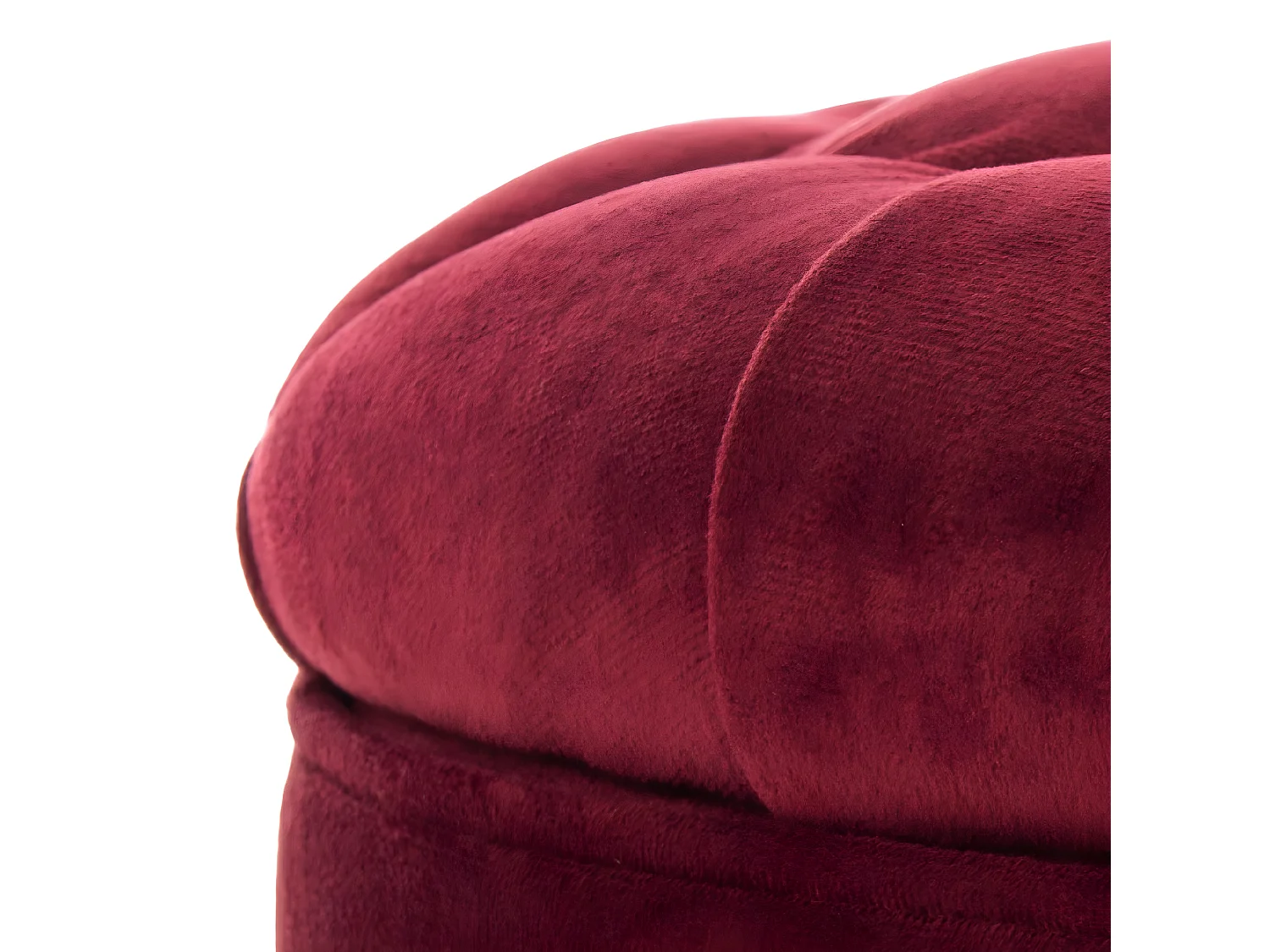 Banc & Ottomane Merlot 53 X 53 X 49.78 cm - Cathy