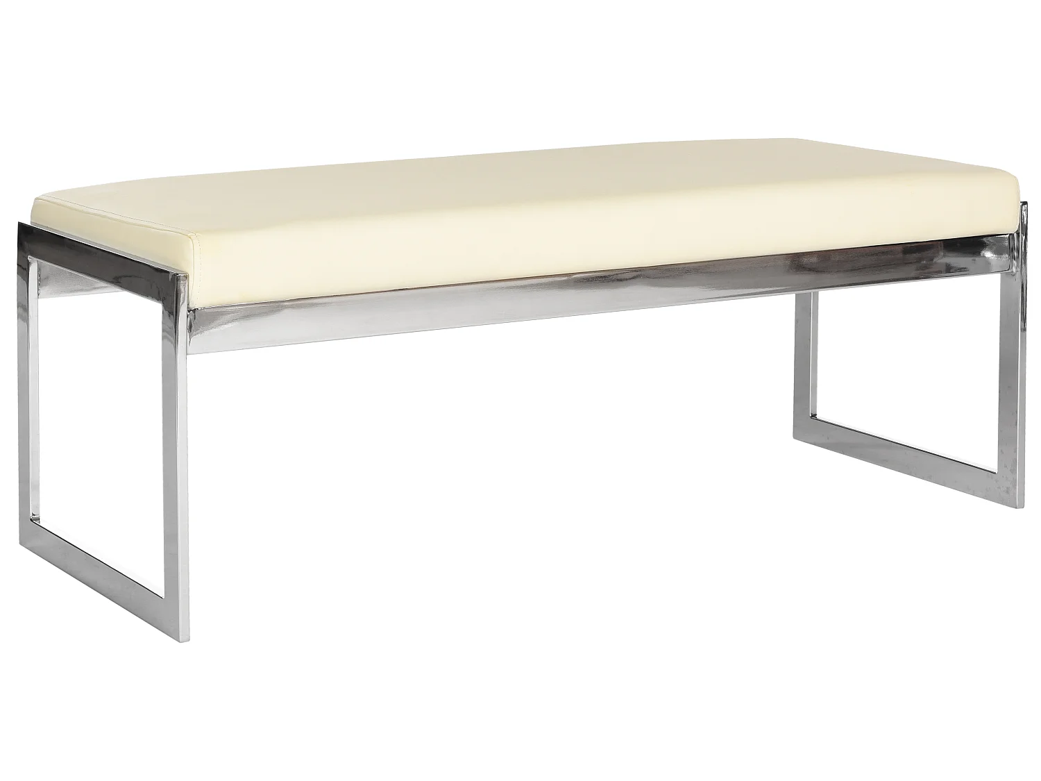 Banc & Ottomane Crème 45 X 110 X 40.13 cm - Lesta