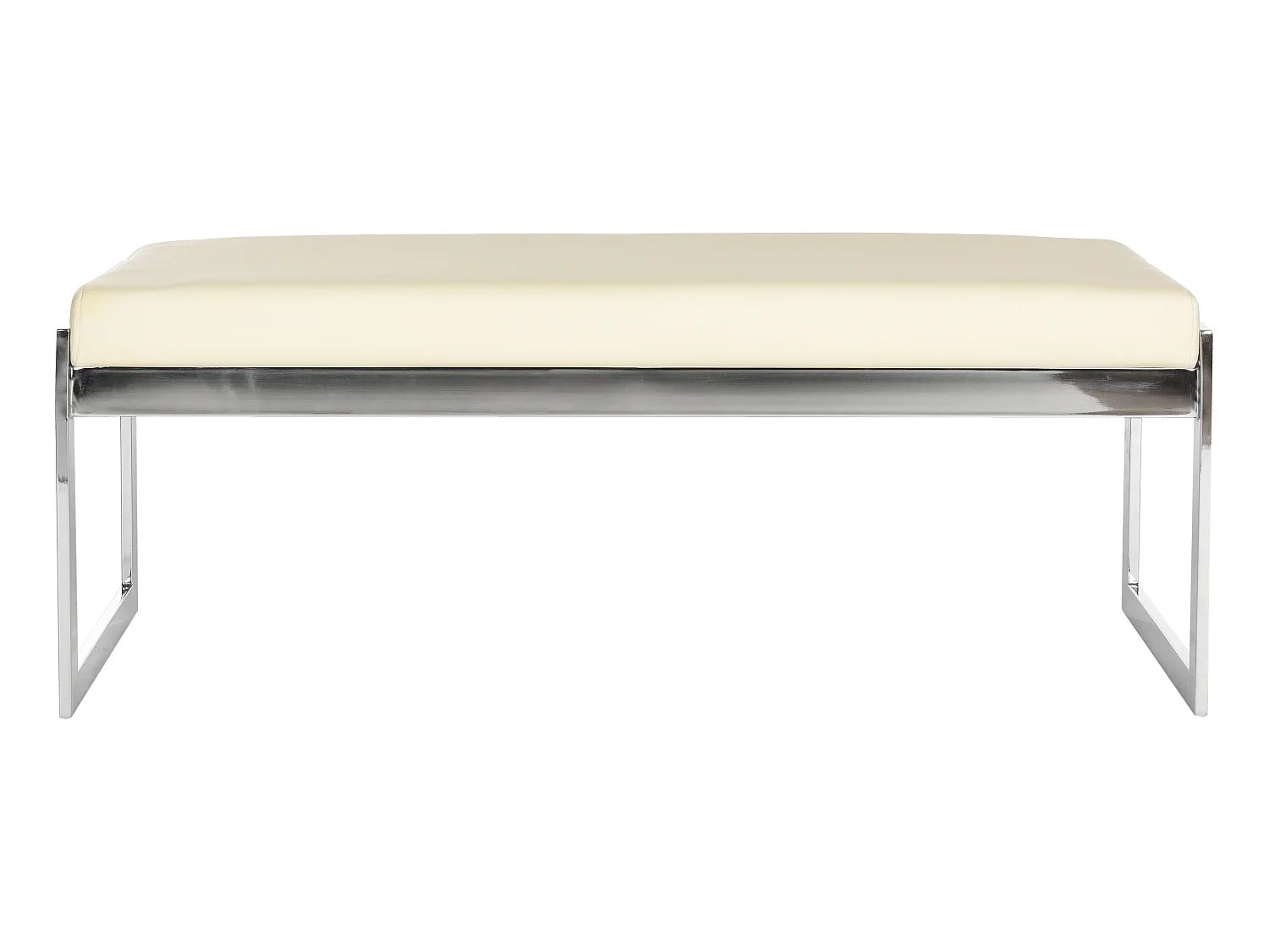 Banc & Ottomane Crème 45 X 110 X 40.13 cm - Lesta