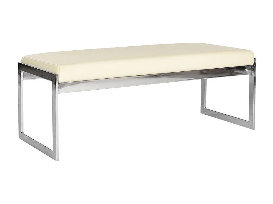 Banc & Ottomane Crème 45 X 110 X 40.13 cm - Lesta