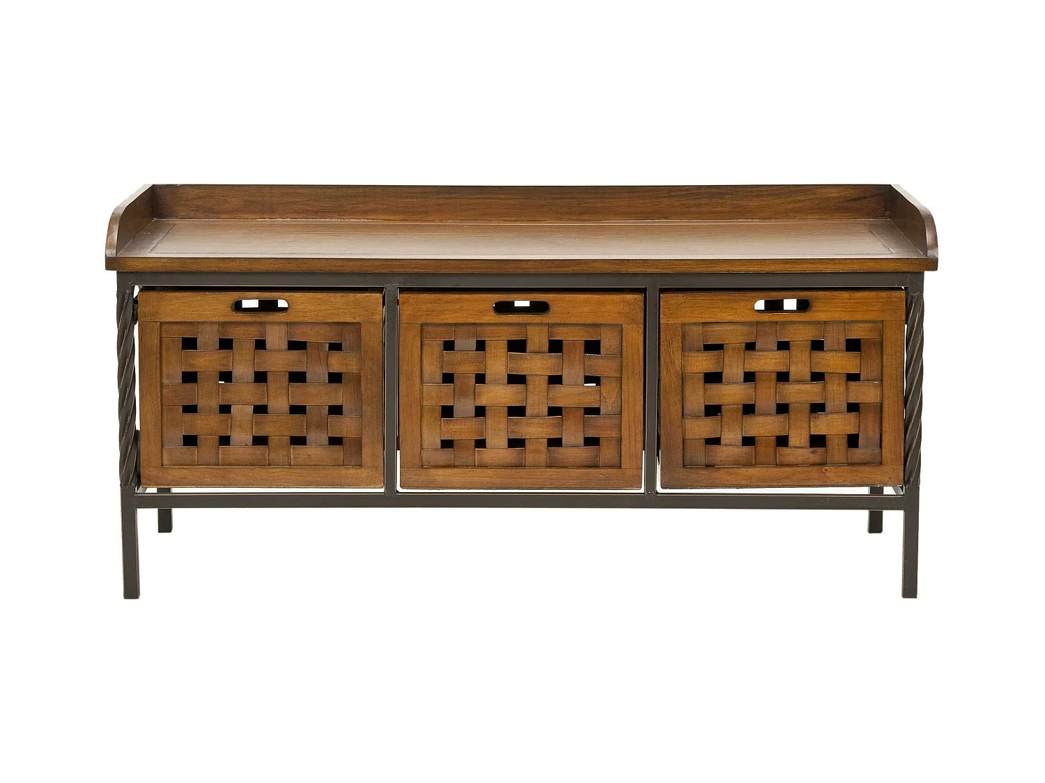 Banc & Ottomane Chêne 39 X 108 X 50.8 cm - Romaine