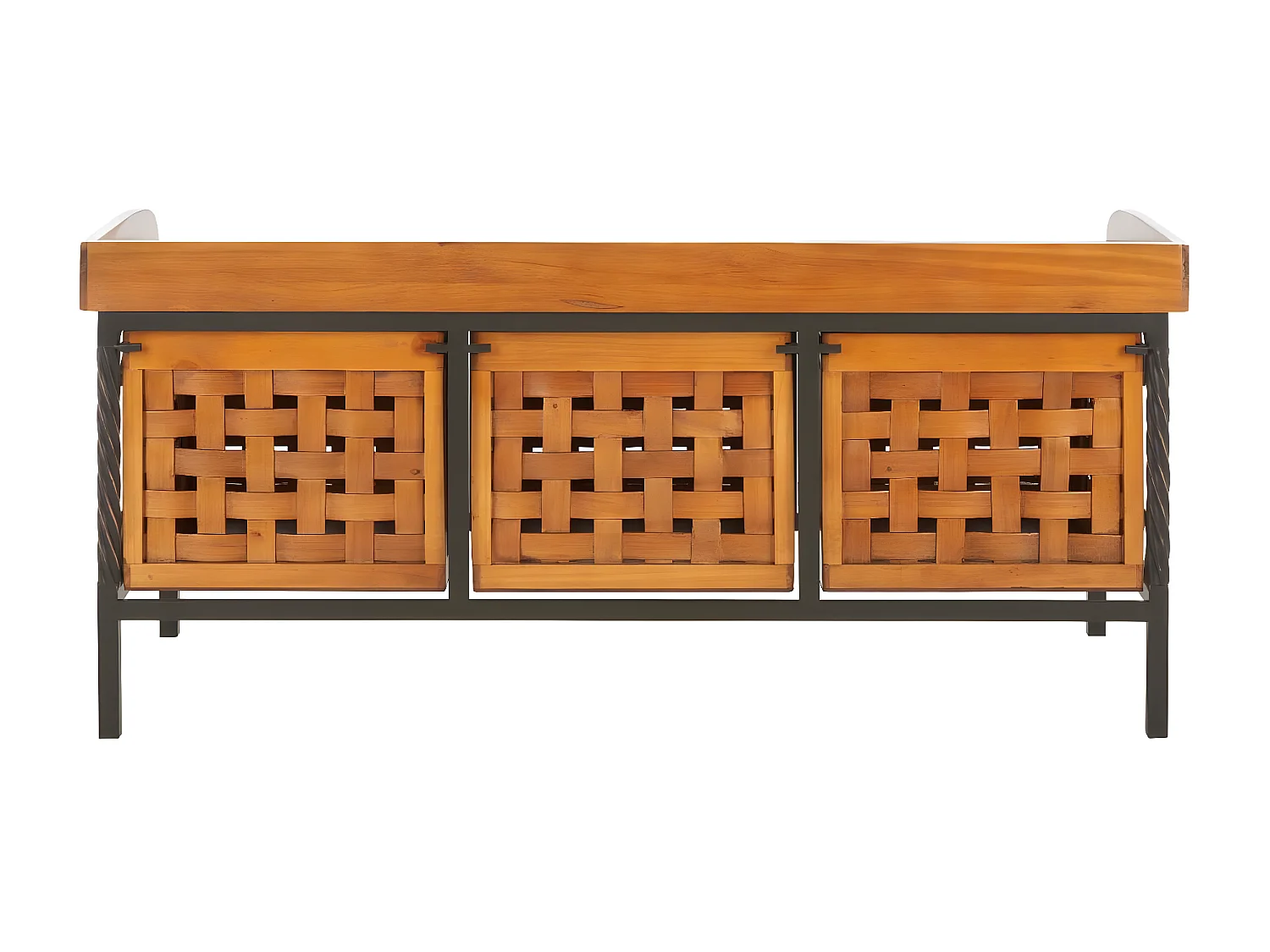 Banc & Ottomane Chêne 39 X 108 X 50.8 cm - Romaine