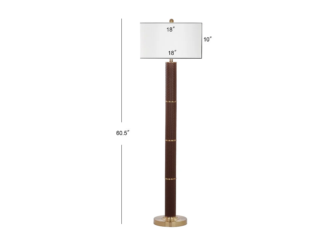 Lampadaire Marron 45 X 45 X 153.67 cm - Bernita