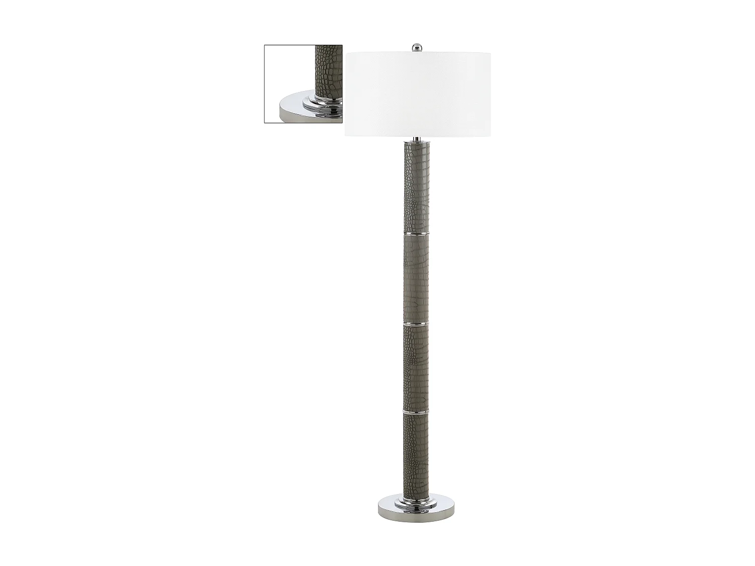 Lampadaire Gris 46 X 46 X 153.67 cm - Bernita